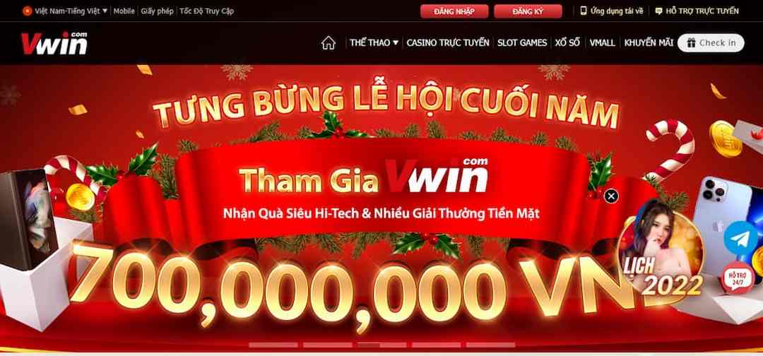 Kho game khủng lại Vwin