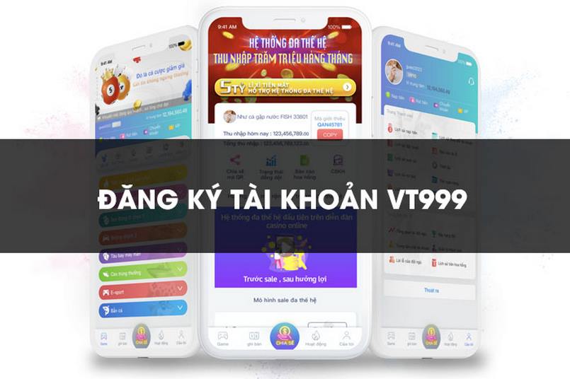 Đăng ký tài khoản tại VT999